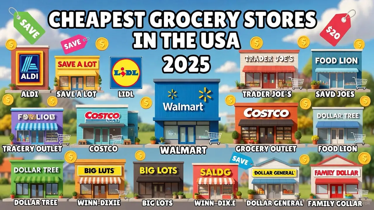 Cheapest grocery stores in the USA